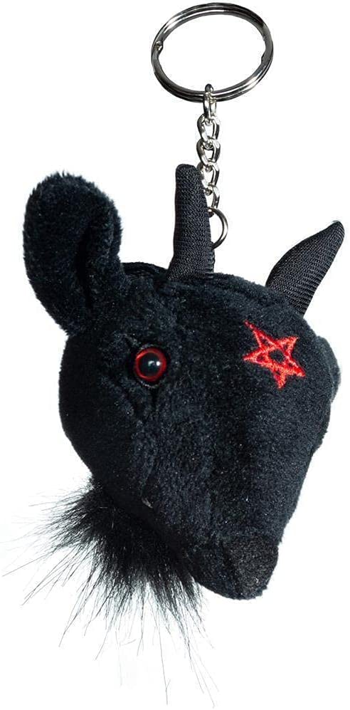 Kreepsville 666 Goathead Baphomet Plush Keychain