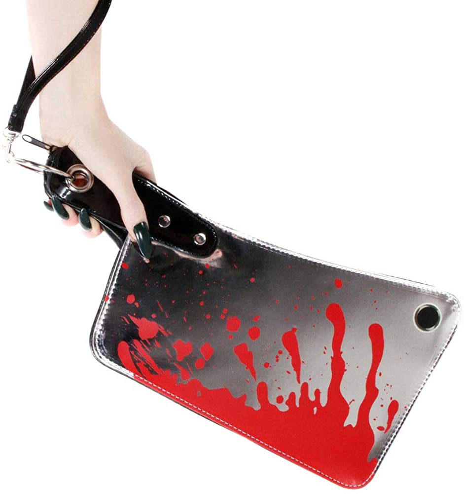 Kreepsville 666 Cleaver Clutch Bag Metallic
