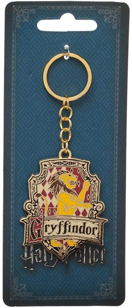 Bioworld Harry Potter House Metal Keychain (Gryffindor)