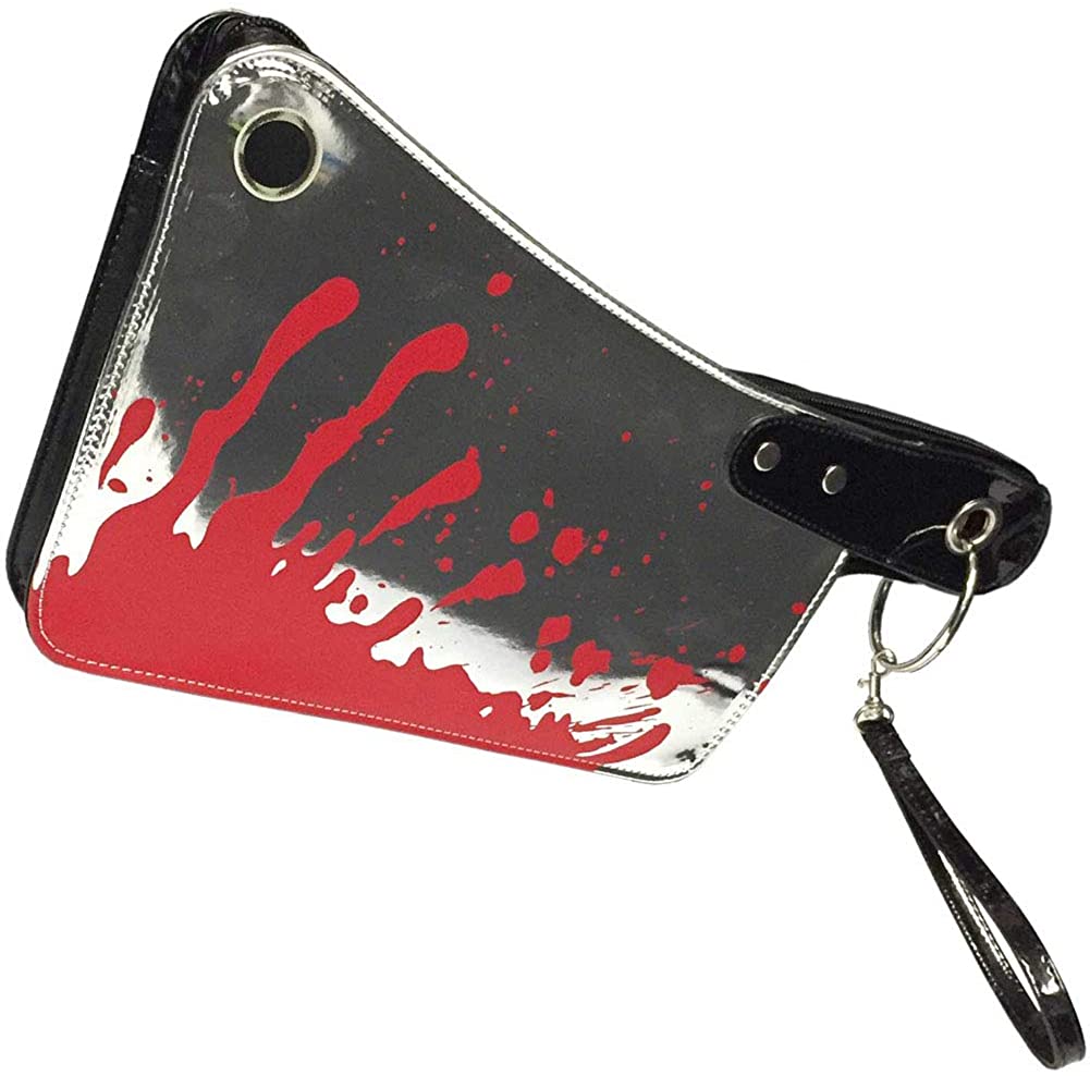 Kreepsville 666 Cleaver Clutch Bag Metallic