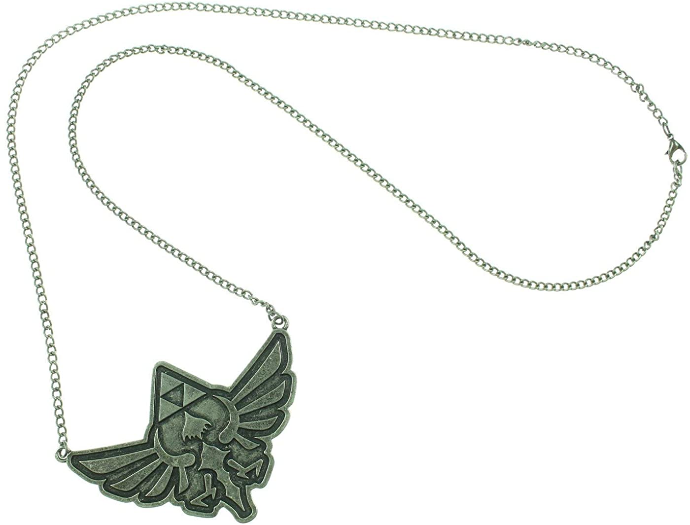 Legend of Zelda The Tirforce Large Nickel Pendant Necklace