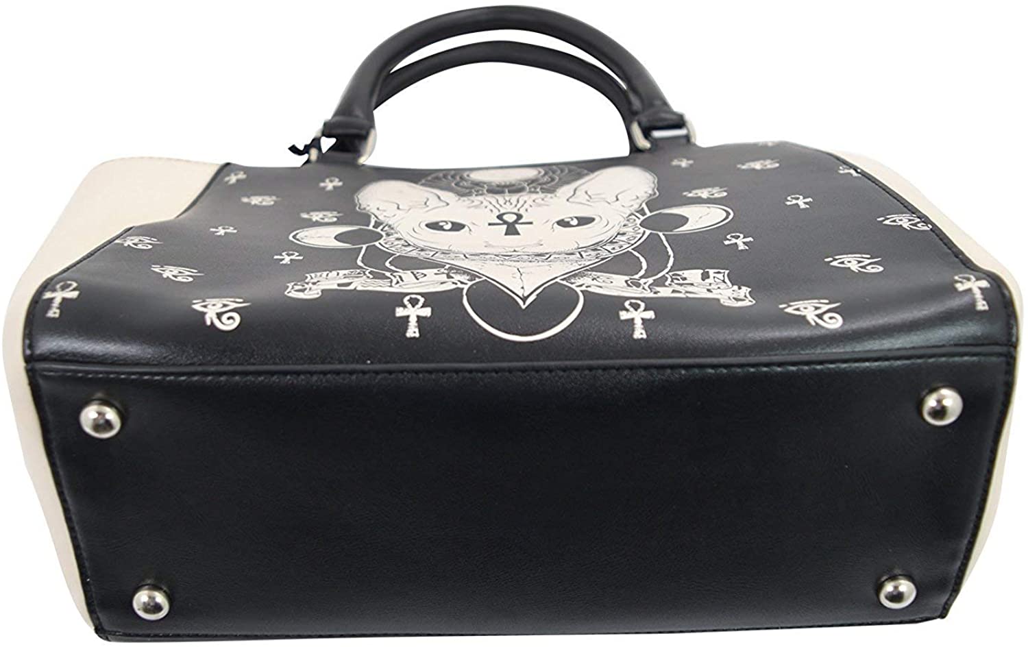 Lost Queen Gothic Bastet Sphynx Cat Occult Goth Satchel Handbag