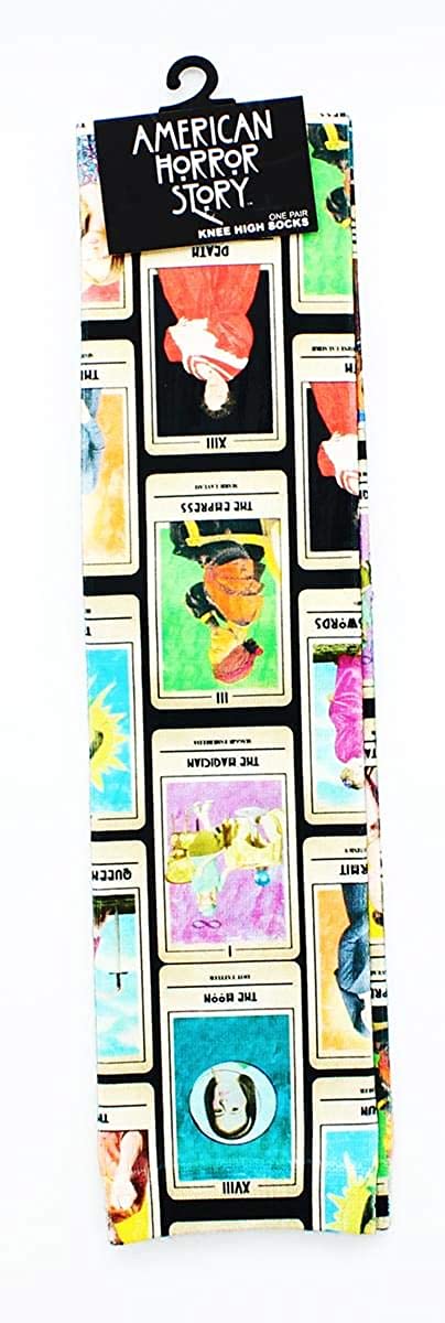American Horror Story Freak Show Tarot Cards Womens Knee High Socks