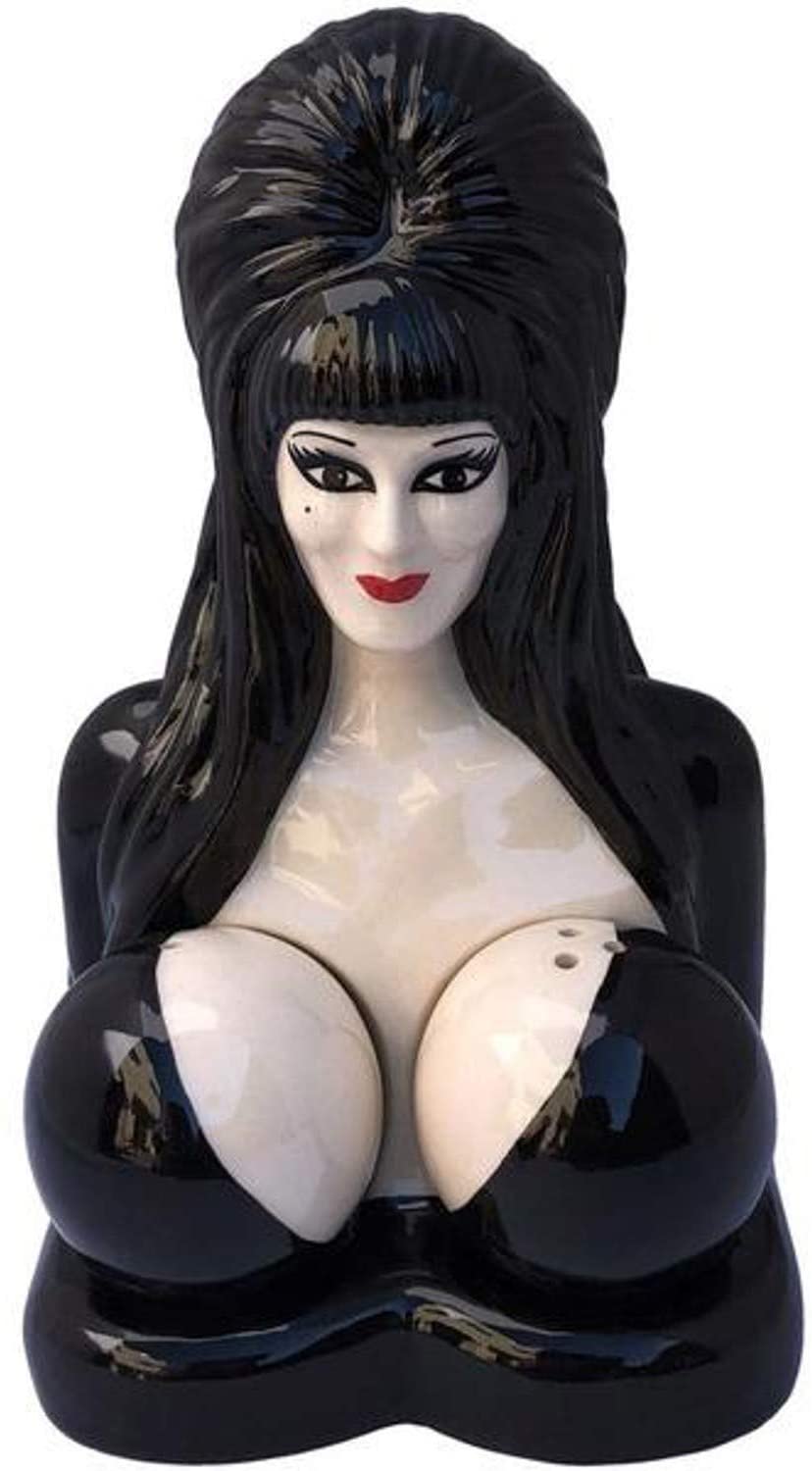 Official Elvira Mistress of the Dark Salt n Pepper Shakers