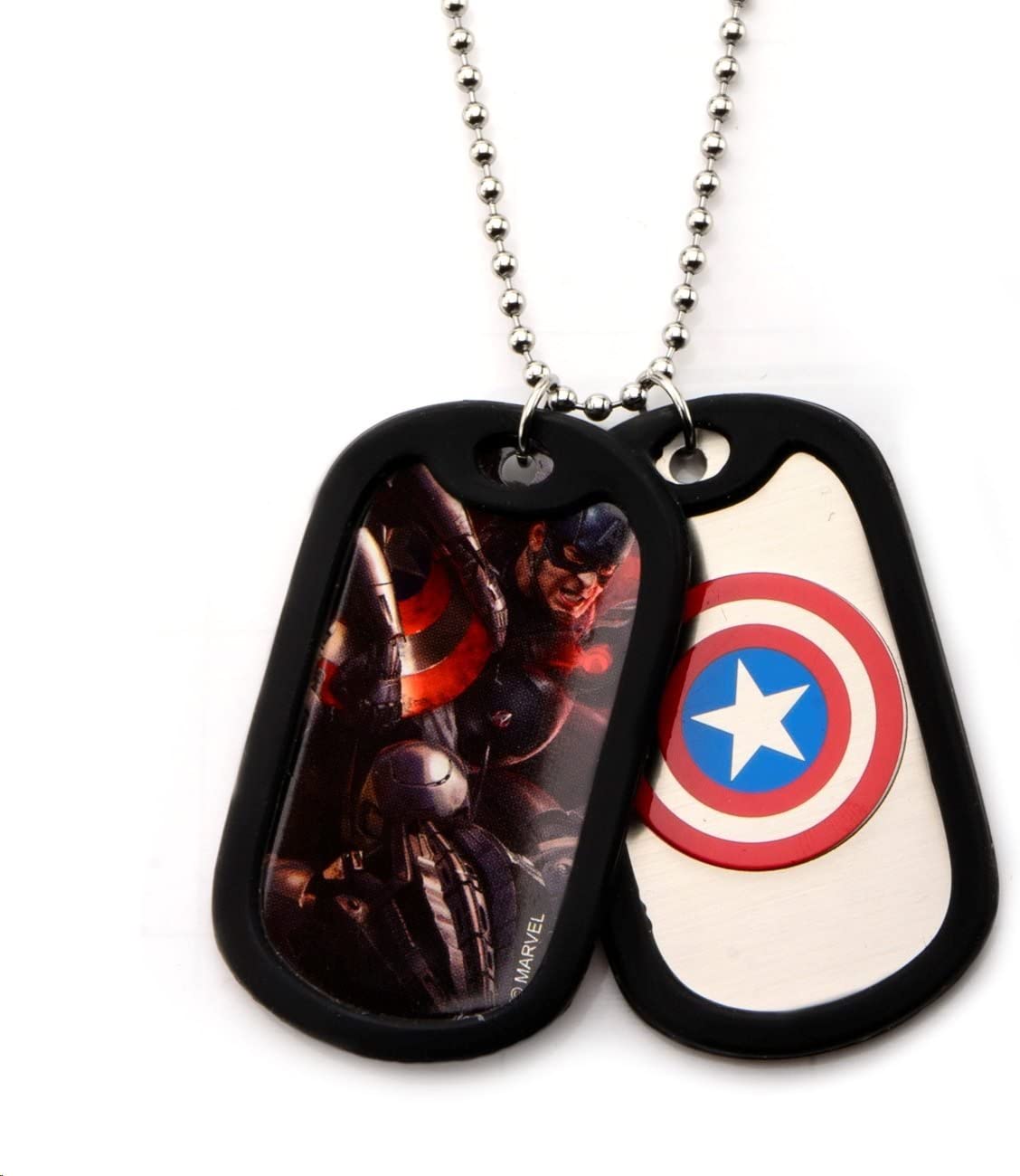 Marvel Captain America Dog Tag Necklace