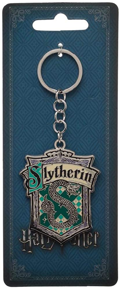 Slytherin Keychain Harry Potter Slytherin Keychain Slytherin House Crest - Harry Potter Keychain Slytherin Accessory