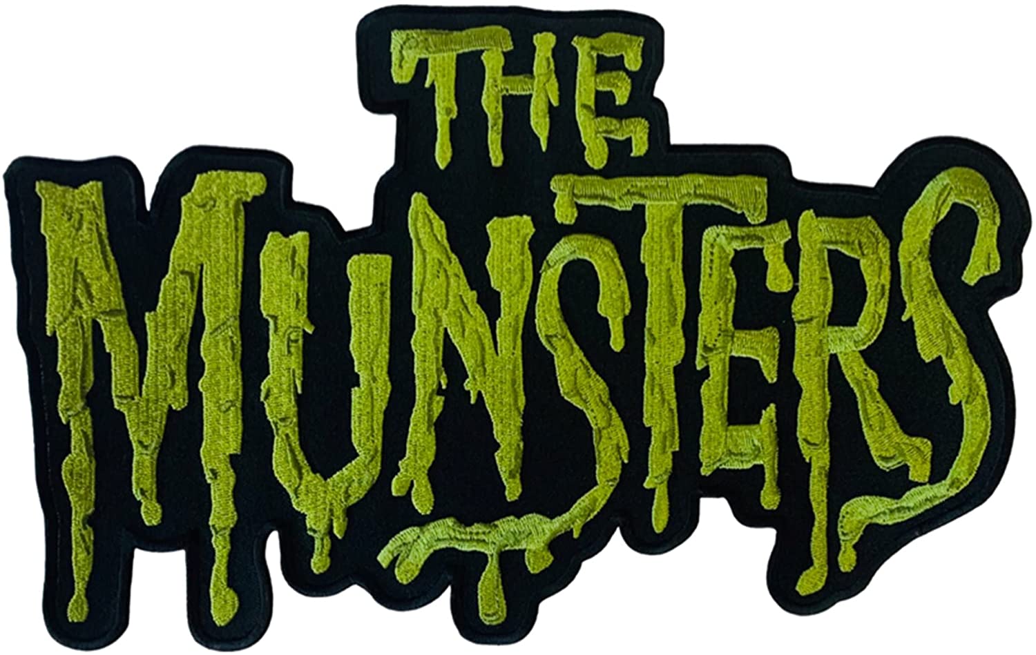The Munsters Logo 11" Iron On Back Patch - Original Horror Comedy TV Series