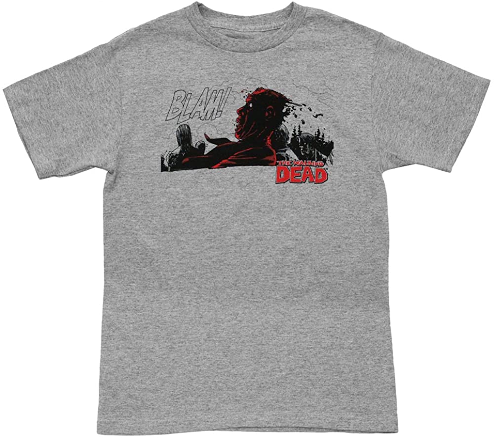 The Walking Dead Blam Zombie TV Show Adult T-Shirt Tee Small
