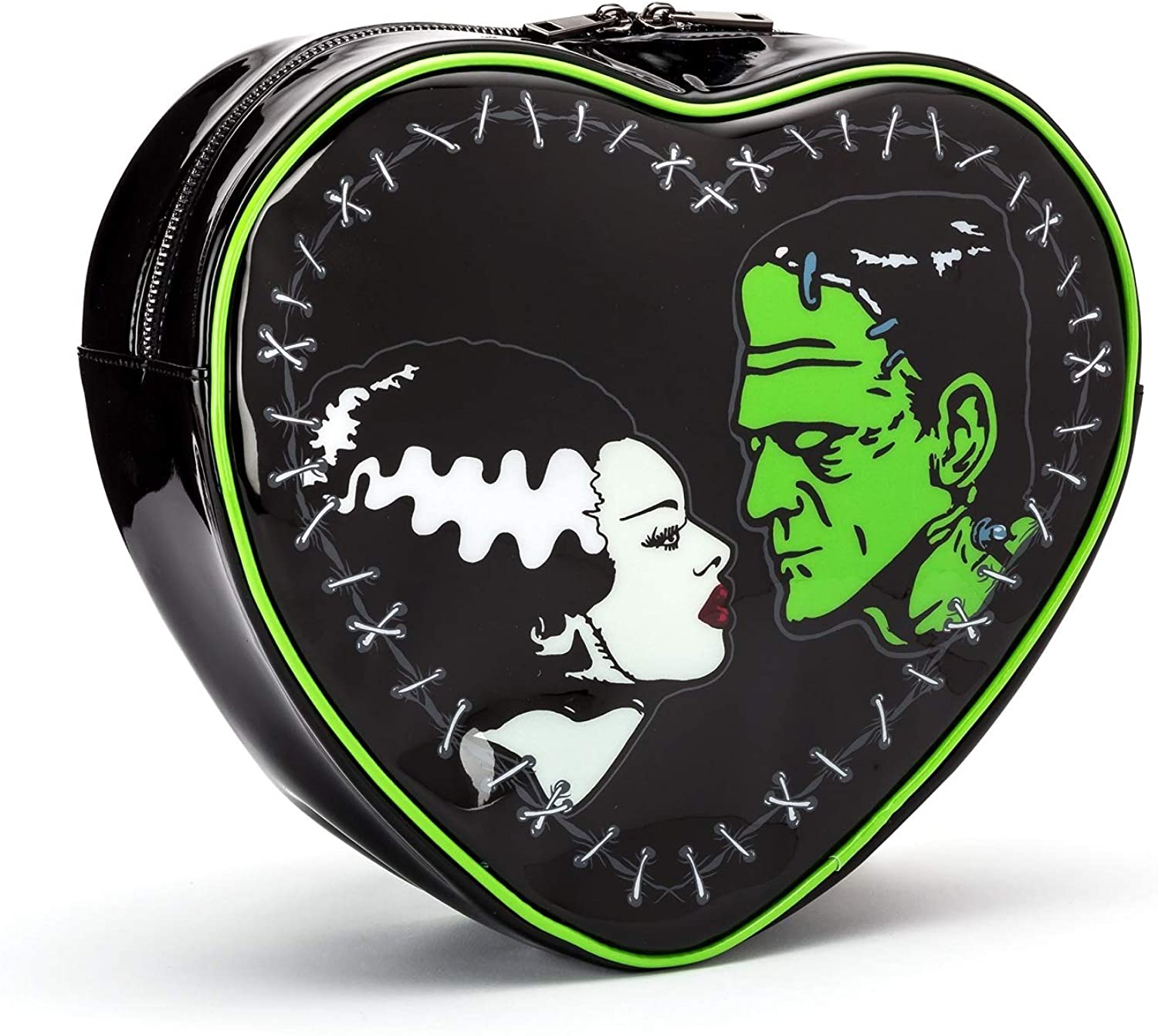 Bride of Frankenstein &  Monster Heart Shaped Backpack - Universal Monsters Bag