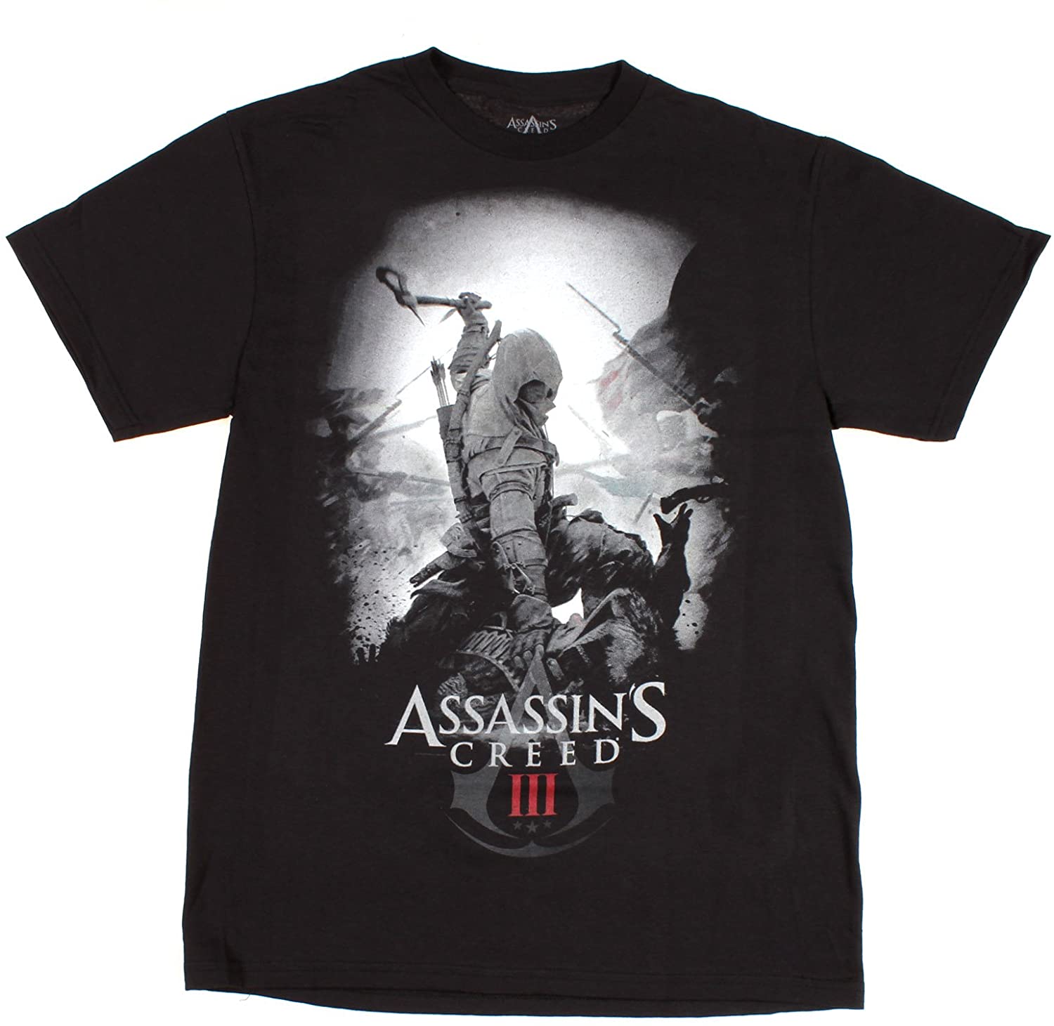 Assassins Creed Men's Black T-Shirt (XX-Large)