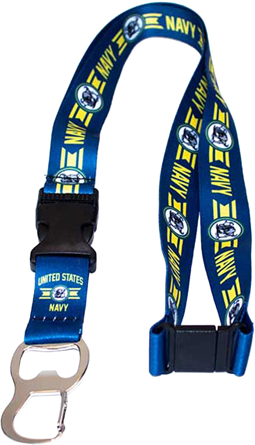 H3 Sportgear U.S. Navy Lanyard with Bottle Opener