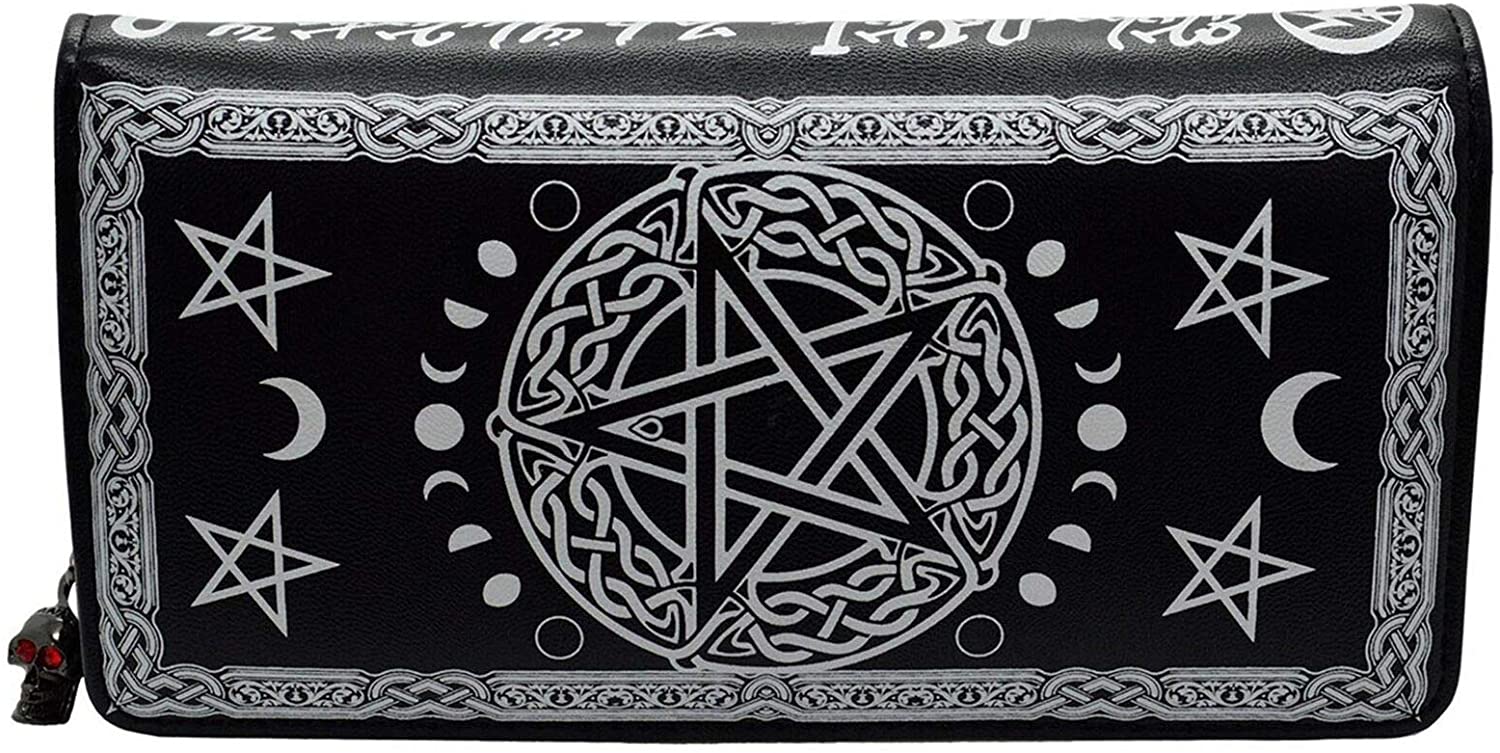 Black Last Hope Of Misery with Pentagram Wallet