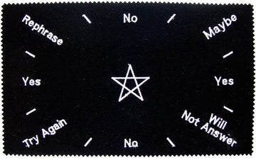 Wiccan/ Pagan Pendulum Mat Pentacle