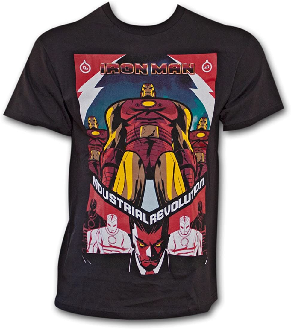 Marvel Men's Iron Rev T-Shirt