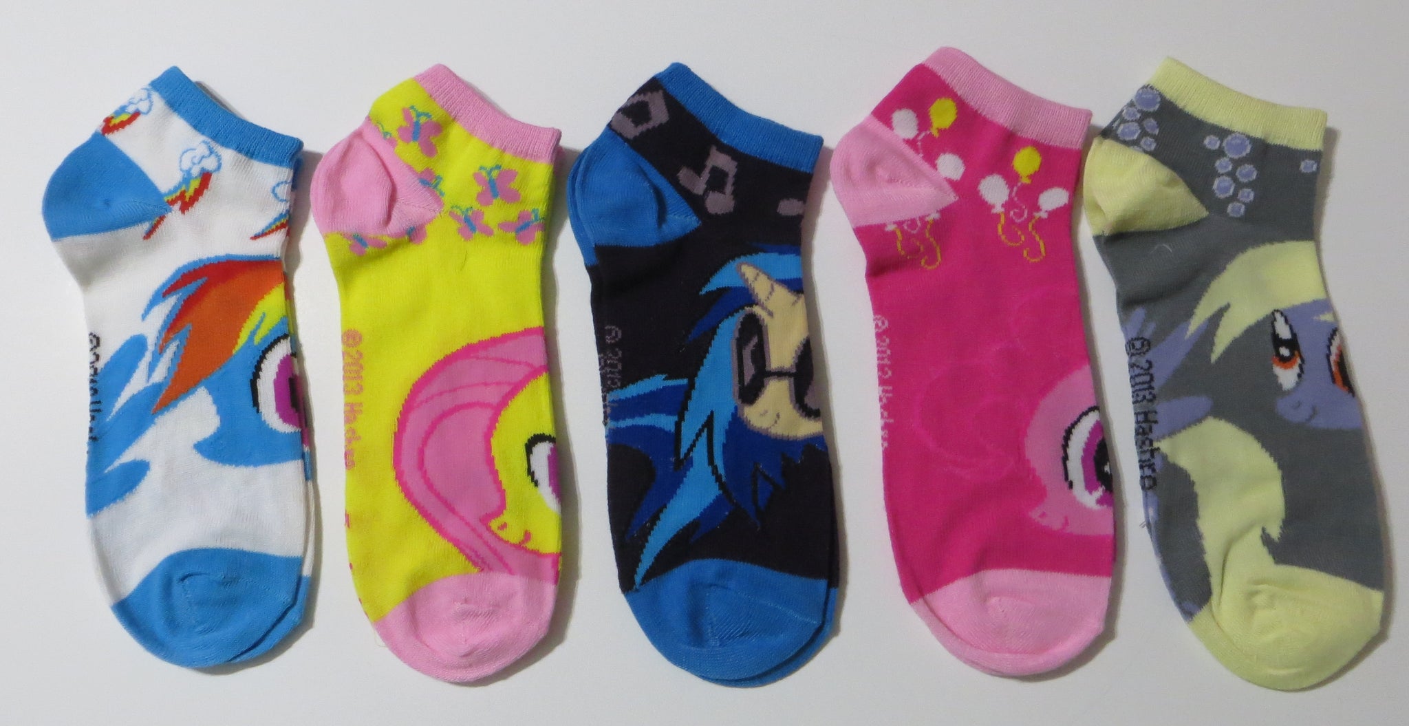 My Little Pony Ankle Socks - 5 Pack Set for Women's Sizes 6-10