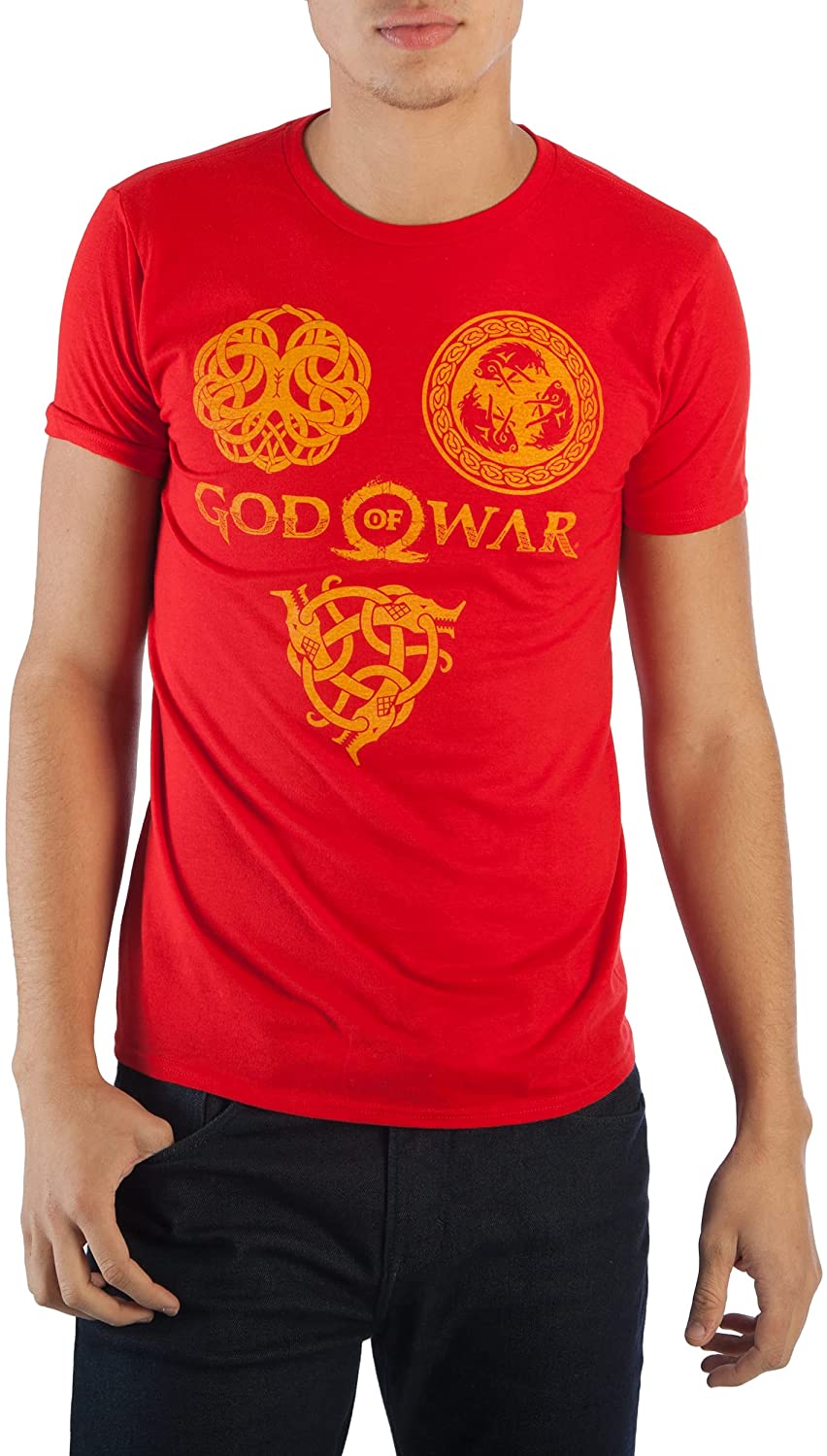 Bioworld GOD of WAR Triptych Mens Short Sleeve