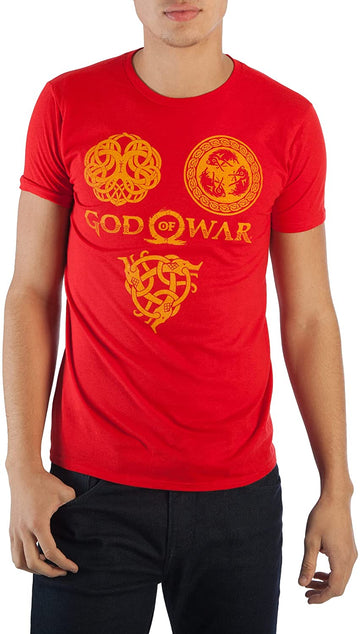 Bioworld GOD of WAR Triptych Mens Short Sleeve