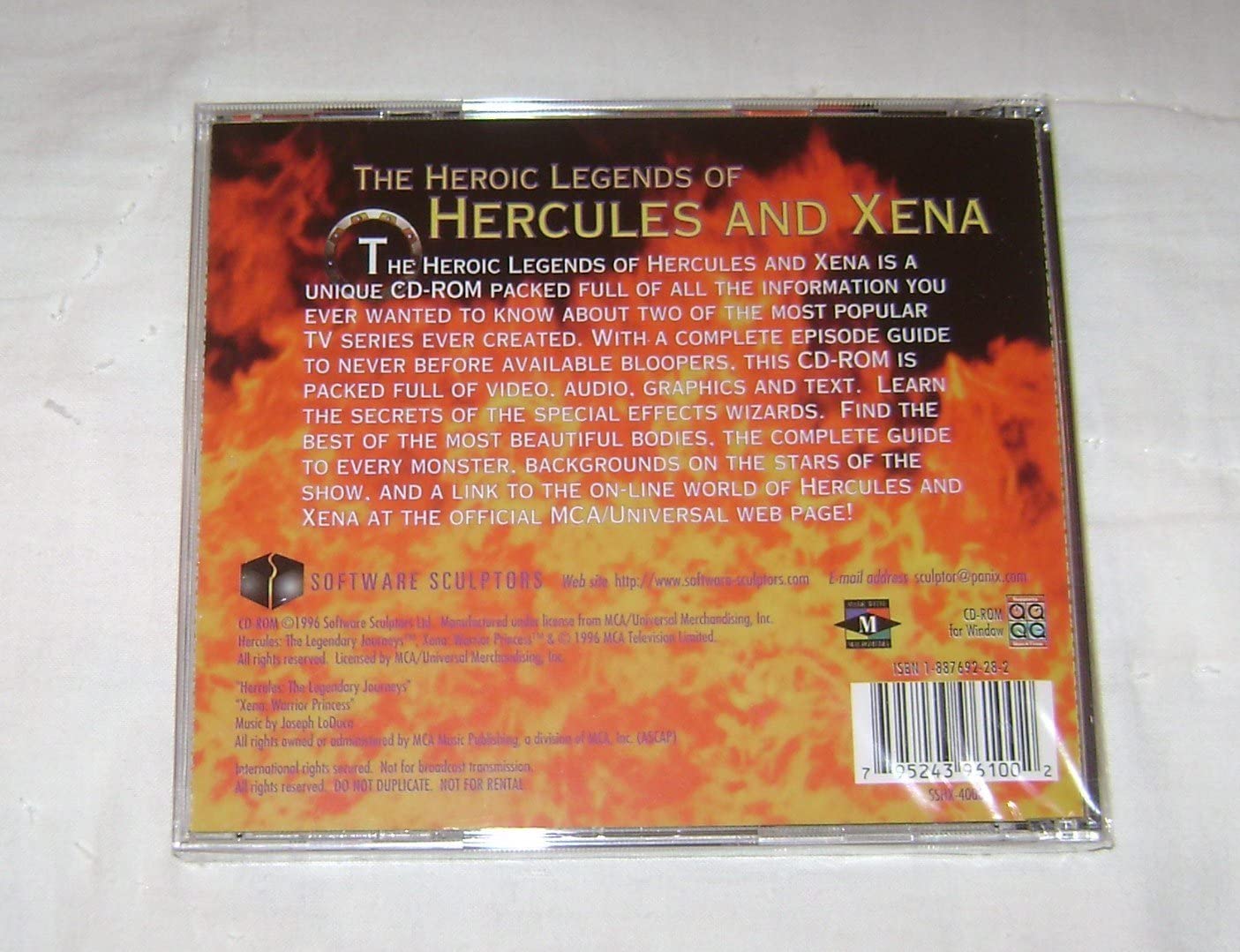 The Heroic Legends of Hercules and Xena CD-ROM Bloopers Trivia Clips