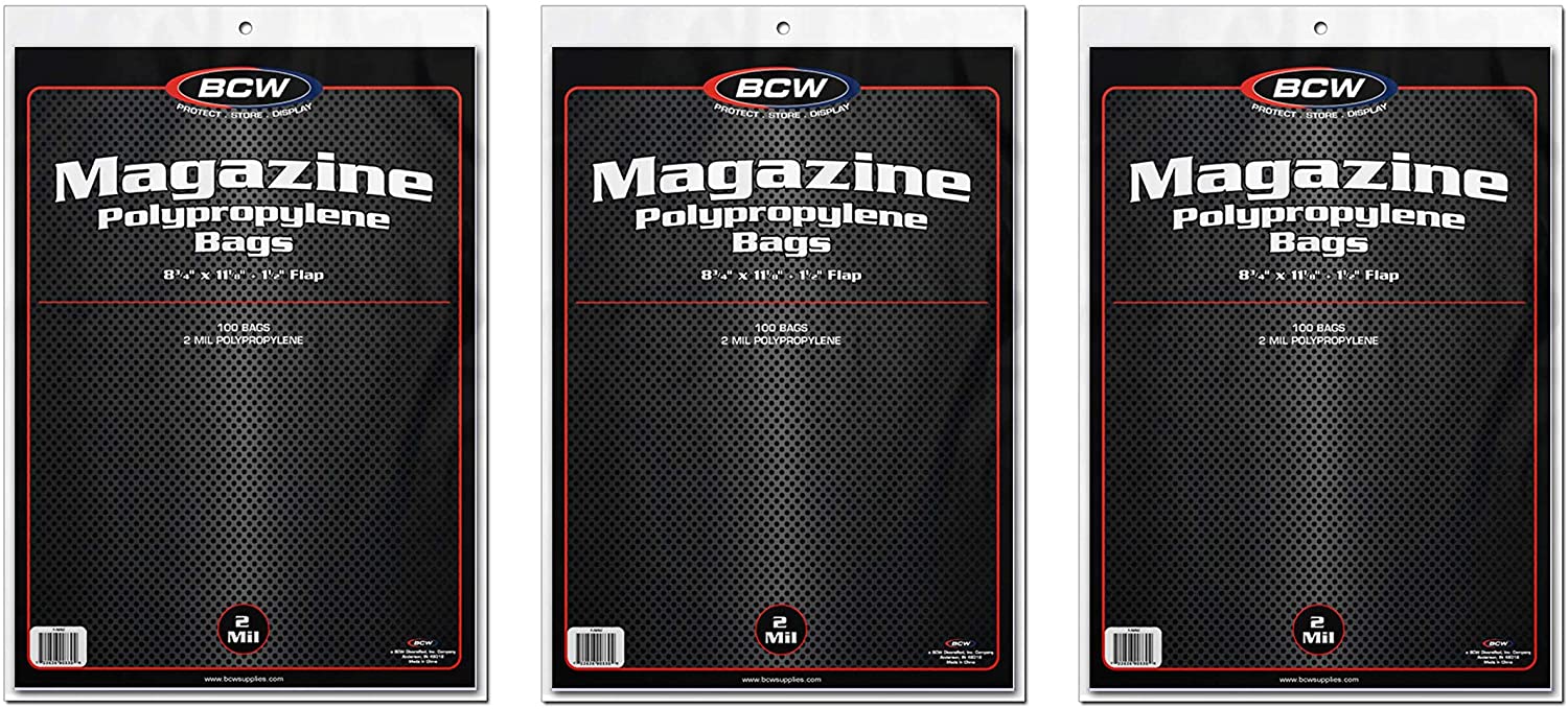 BCW Magazine Bags 300 ct