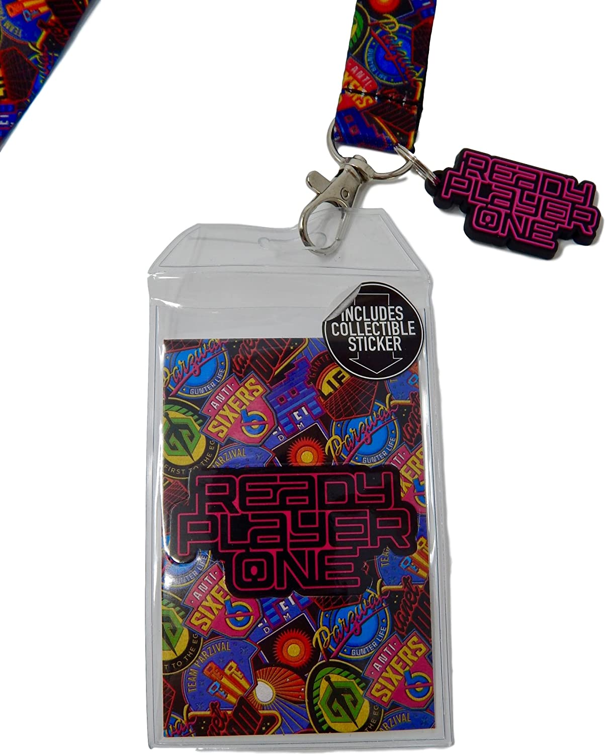 Ready Player One Badge Pattern Lanyard