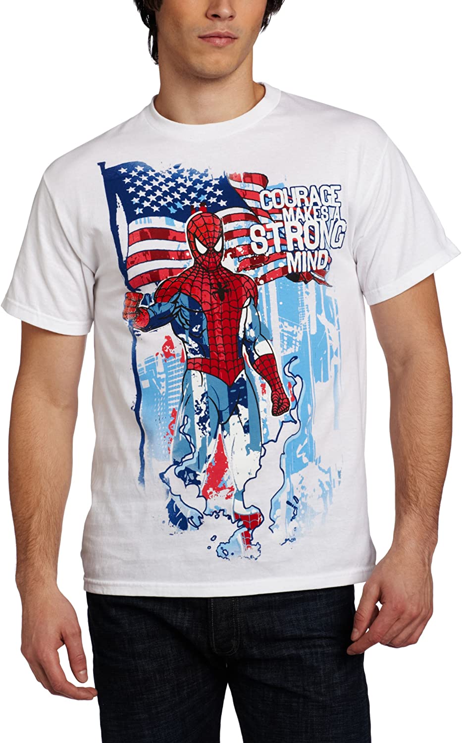 Marvel Spiderman Men's Strong Minded T-Shirt