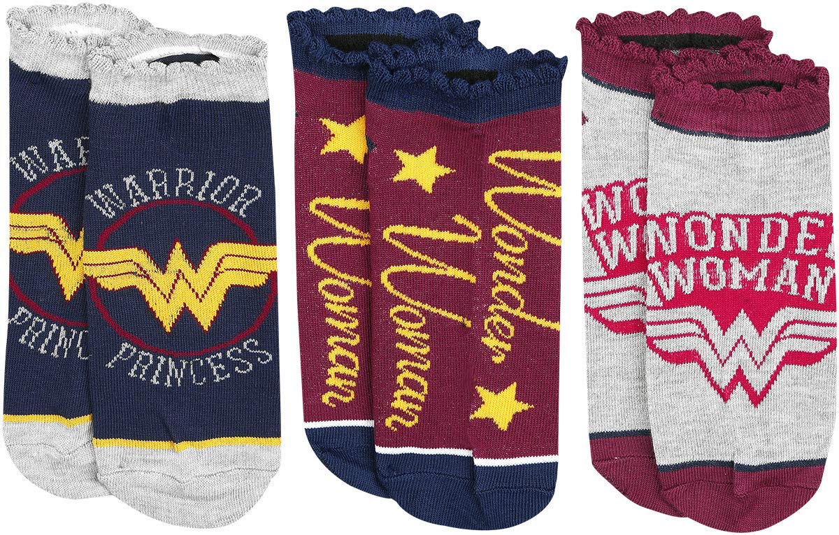 Wonder Woman Ankle Socks Wonder Woman Accessories DC Comics Socks - Wonder Woman Socks Wonder Woman Apparel