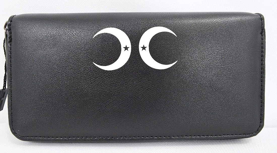 Lost Queen New Moon Gothic Occult Magick & Leviathan Cross Wallet