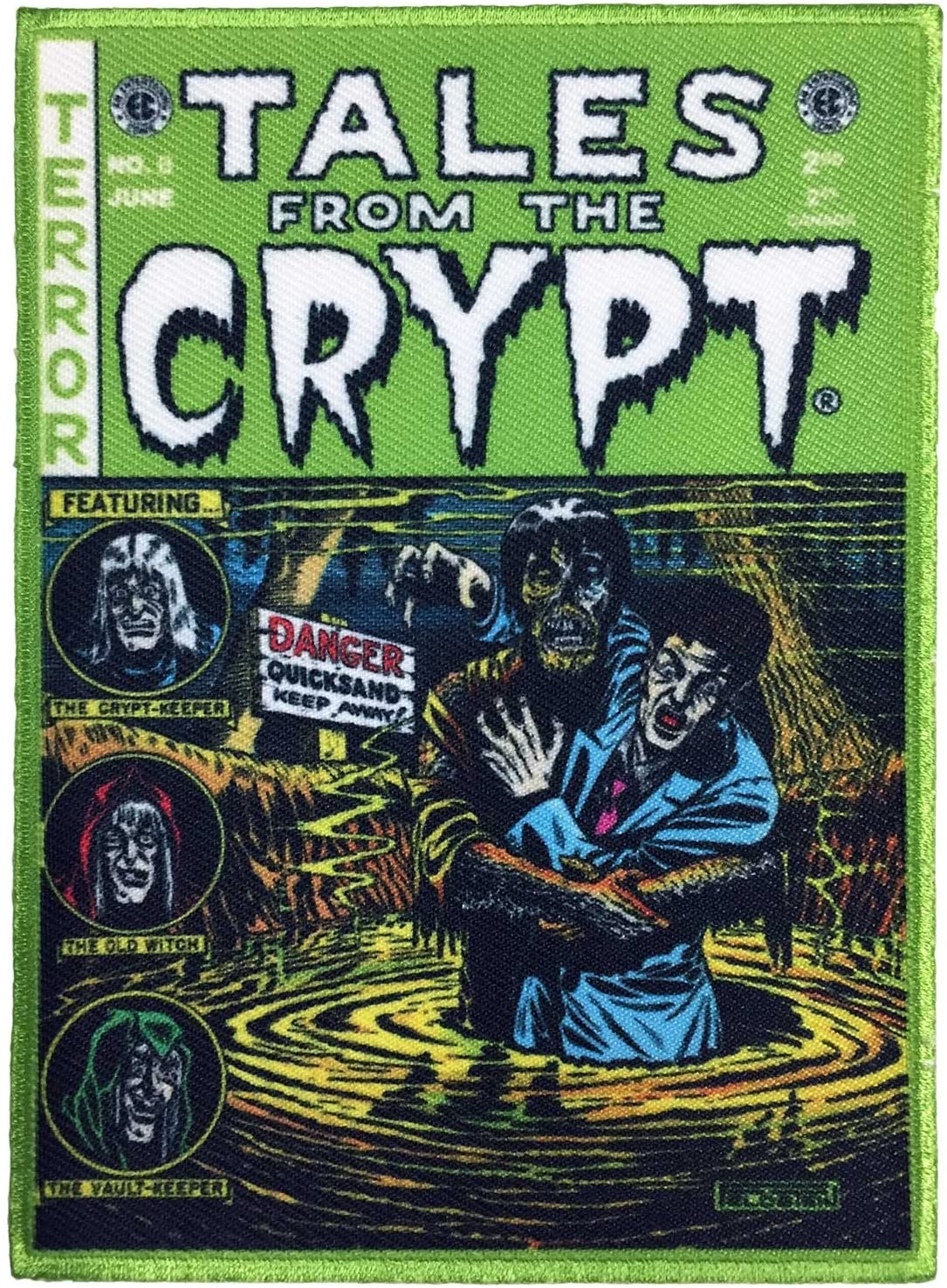 EC Comics Tales from The Crypt Green Comic Cover Patch