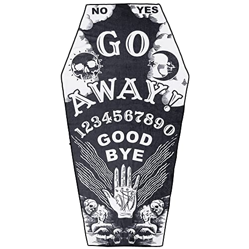 Kreepsville Go Away Ouija Coffin Beach Towel 64"