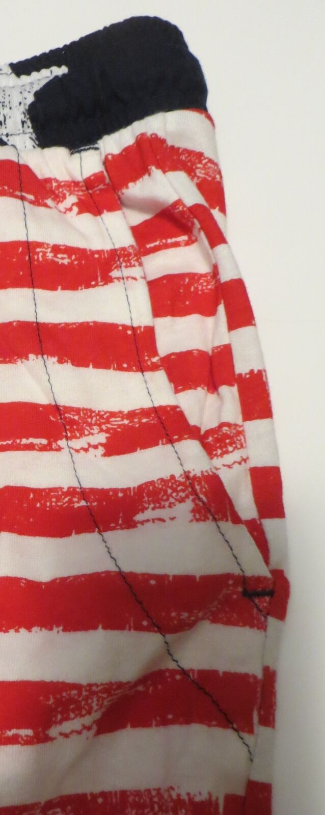 Distressed American Flag Men's Lounge Pajama Shorts USA US