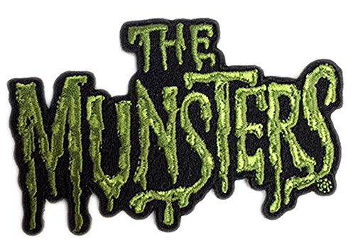 Universal Monsters The Munsters Logo Embroidered Patch