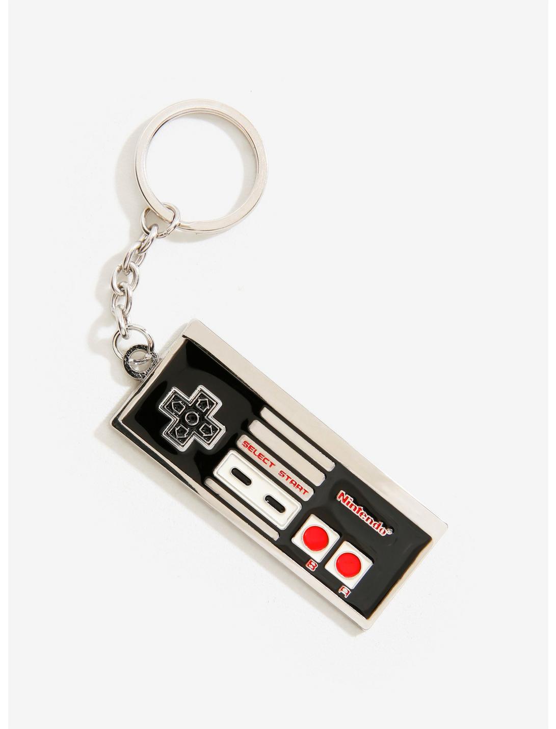Nintendo NES Controller Keychain Metal Keyring
