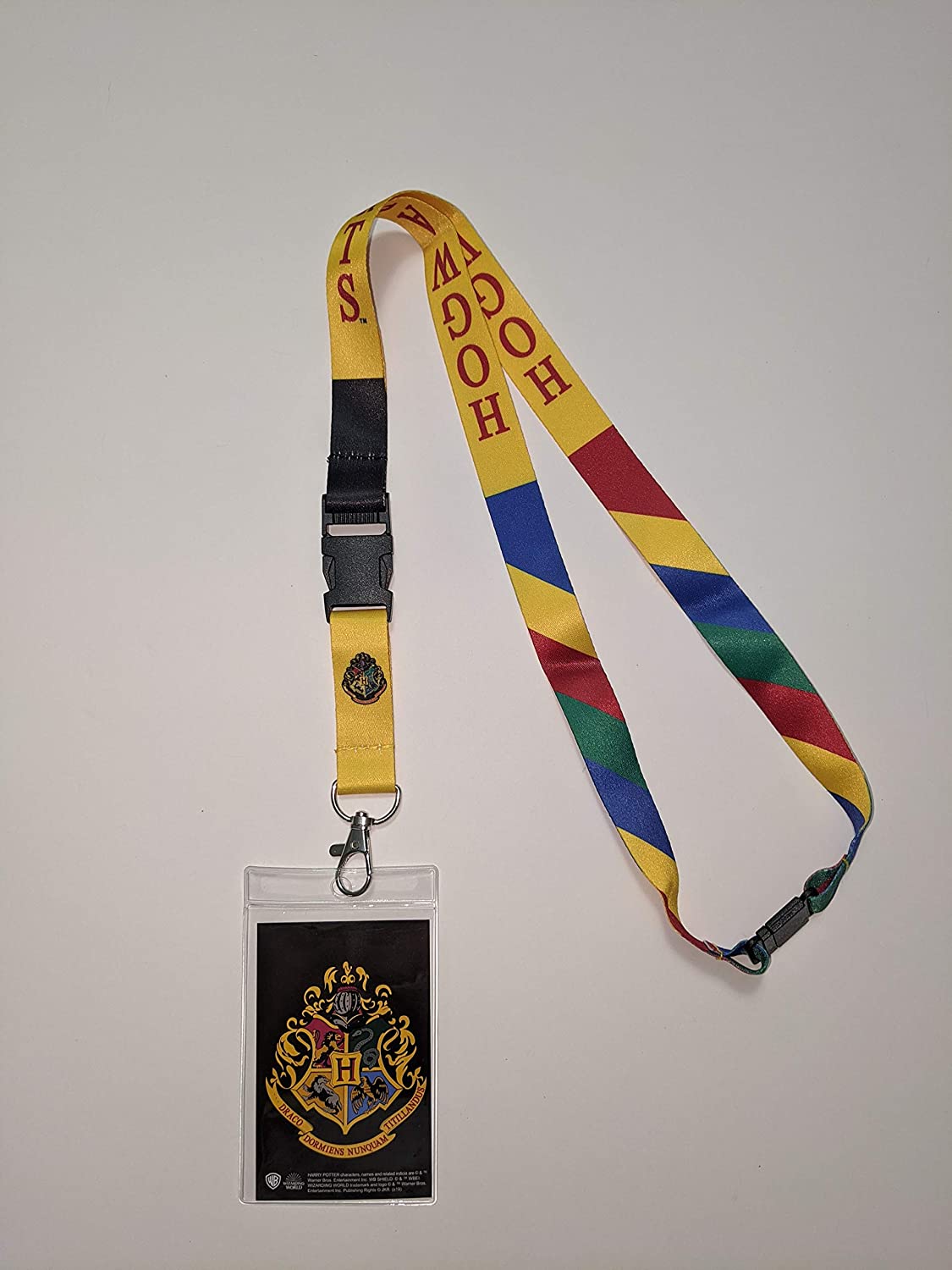Hogwarts crest lanyard from thebundle of 5 different Harry Potter Lanyards sold at Nerd Imports
